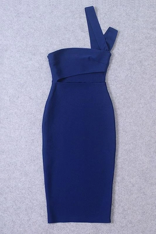 Molly Bandage Midi Dress - Navy Blue 8 Molly Bandage Midi Dress - Navy Blue - Image 6