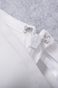 Molly Bandage Midi Dress - White Pearl -Bodycon Collection Shop molly bandage midi dress pearl white bodycon collection usa aus 38193483677914