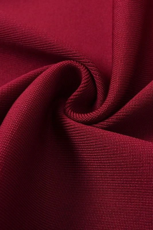 Molly Bandage Midi Dress - Red Wine 10 Molly Bandage Midi Dress - Red Wine - Image 8