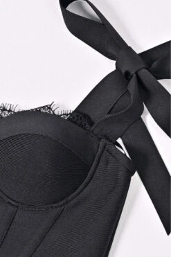 Nora Bandage Midi Dress - Classic Black -Bodycon Collection Shop nora bandage midi dress classic black bodycon collection usa aus 1142964641