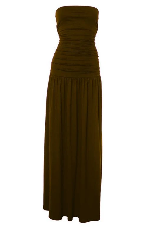 North Bodycon Wrap Midi Dress - Chocolate Brown 4 North Bodycon Wrap Midi Dress - Chocolate Brown - Image 2