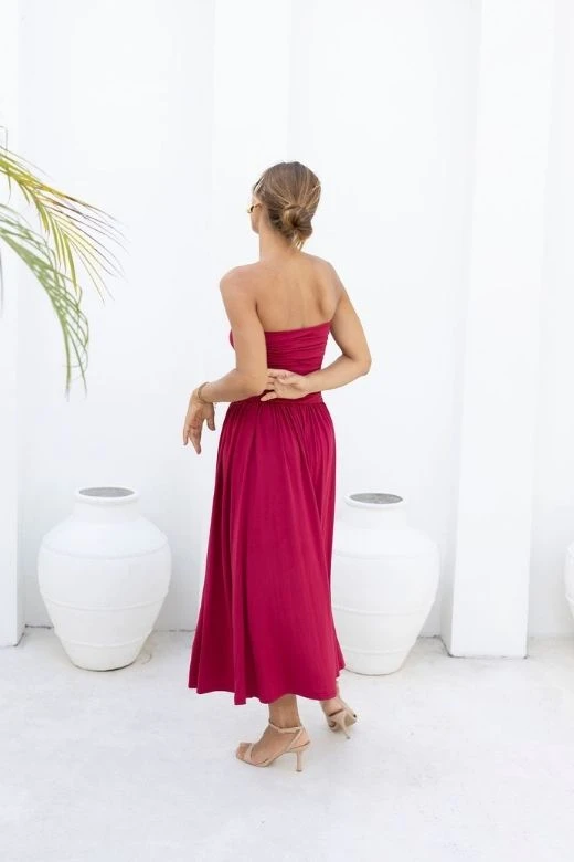 North Bodycon Wrap Midi Dress - Chocolate Brown 8 North Bodycon Wrap Midi Dress - Chocolate Brown - Image 6