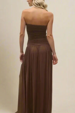 North Bodycon Wrap Midi Dress - Chocolate Brown 18 North Bodycon Wrap Midi Dress - Chocolate Brown -Bodycon Collection Shop north wrap maxi dress chocolate brown bodycon collection usa aus 1171990864