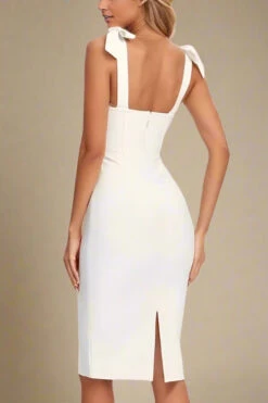 Payton Bandage Dress - White Pearl -Bodycon Collection Shop payton bandage dress pearl white bodycon collection usa aus 39571766182106