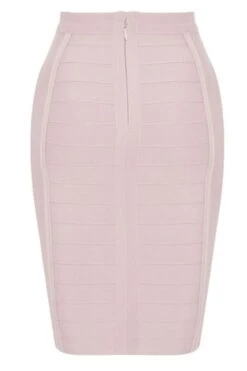 Pencil High Waist Bandage Knee Length Cocktail Skirt - Cream -Bodycon Collection Shop pencil high waist bandage knee length cocktail skirt cream bodycon collection usa aus 39414410576090