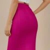 Pencil High Waist Bandage Knee Length Cocktail Skirt - Magenta Pink -Bodycon Collection Shop pencil high waist bandage knee length cocktail skirt magenta pink bodycon collection usa aus 42432743669978