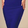 Pencil High Waist Bandage Knee Length Cocktail Skirt - Navy Blue 1 Pencil High Waist Bandage Knee Length Cocktail Skirt - Navy Blue -Bodycon Collection Shop pencil high waist bandage knee length cocktail skirt navy blue bodycon collection usa aus 39414392619226