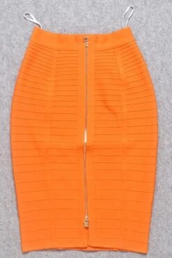 Pencil High Waist Bandage Knee Length Knitted Skirt - Apricot Orange 12 Pencil High Waist Bandage Knee Length Knitted Skirt - Apricot Orange -Bodycon Collection Shop pencil high waist bandage knee length knitted skirt apricot orange bodycon collection usa aus 39409506484442