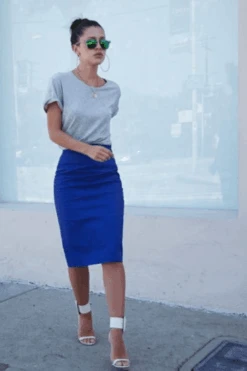 Pencil High Waist Bandage Knee Length Skirt - Blush Pink -Bodycon Collection Shop pencil high waist bandage knee length skirt blush pink bodycon collection usa aus 40702221254874