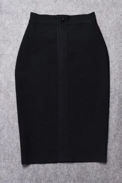 Pencil High Waist Bandage Knee Length Skirt - Classic Black -Bodycon Collection Shop pencil high waist bandage knee length skirt classic black bodycon collection usa aus 28527618293839