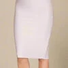 Pencil High Waist Bandage Knee Length Skirt - Cream -Bodycon Collection Shop pencil high waist bandage knee length skirt cream bodycon collection usa aus 39739023196378