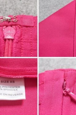 Pencil High Waist Bandage Knee Length Skirt - Hot Pink -Bodycon Collection Shop pencil high waist bandage knee length skirt hot pink bodycon collection usa aus 28522509959247