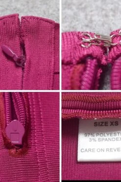 Pencil High Waist Bandage Knee Length Skirt - Magenta Pink -Bodycon Collection Shop pencil high waist bandage knee length skirt magenta pink bodycon collection usa aus 28510544298063