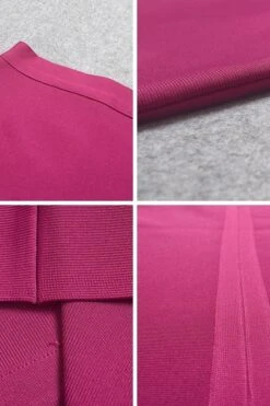 Pencil High Waist Bandage Knee Length Skirt - Magenta Pink -Bodycon Collection Shop pencil high waist bandage knee length skirt magenta pink bodycon collection usa aus 28523257430095