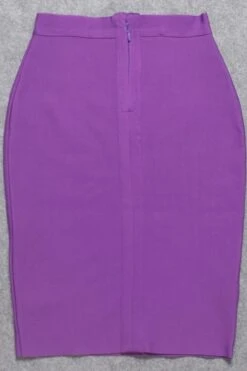 Pencil High Waist Bandage Knee Length Skirt - Plum Purple -Bodycon Collection Shop pencil high waist bandage knee length skirt plum purple bodycon collection usa aus 28523881431119