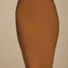 Pencil High Waist Bandage Knee Length Skirt - Tan Brown 2 Pencil High Waist Bandage Knee Length Skirt - Tan Brown -Bodycon Collection Shop pencil high waist bandage knee length skirt tan brown bodycon collection usa aus 39739078770906