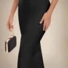 Pencil High Waist Bandage Midi Skirt - Classic Black -Bodycon Collection Shop pencil high waist bandage midi skirt classic black bodycon collection usa aus 39712066928858