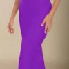 Pencil High Waist Bandage Midi Skirt - Plum Purple -Bodycon Collection Shop pencil high waist bandage midi skirt plum purple bodycon collection usa aus 39742118985946