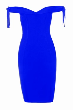 Penelope Bandage Mini Dress - Royal Blue -Bodycon Collection Shop penelope bandage mini dress royal blue bodycon collection usa aus 36195437150426