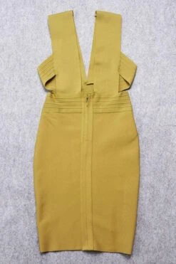 Pia Bandage Dress - Olive Green -Bodycon Collection Shop pia bandage dress olive green bodycon collection usa aus 15889260183631