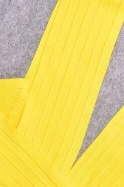 Pia Bandage Dress - Sun Yellow -Bodycon Collection Shop pia bandage dress sun yellow bodycon collection usa aus 28463632187471