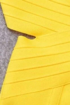 Pia Bandage Dress - Sun Yellow -Bodycon Collection Shop pia bandage dress sun yellow bodycon collection usa aus 28463638609999