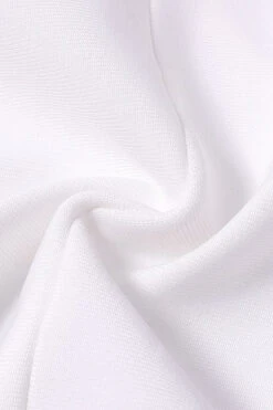 Pia Bandage Midi Dress - White Pearl -Bodycon Collection Shop pia bandage midi dress white pearl bodycon collection usa aus 1175771862