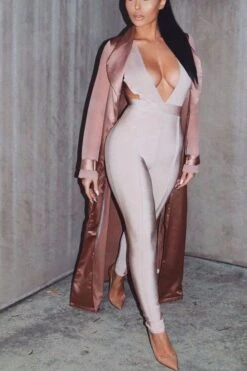 Pia Bandage Pants Jumpsuit - Cream 15 Pia Bandage Pants Jumpsuit - Cream -Bodycon Collection Shop pia bandage pants jumpsuit cream bodycon collection usa aus 36708061872346