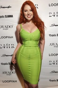 Pip Bandage Corset Dress - Neon Green 14 Pip Bandage Corset Dress - Neon Green -Bodycon Collection Shop pip bandage corset dress neon green bodycon collection usa aus 1141361190