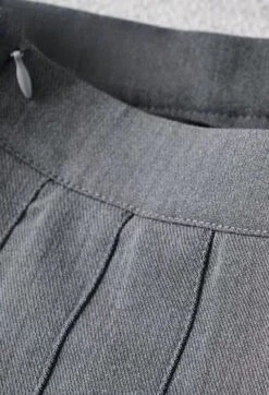 Pleated Mini Skirt - Grey -Bodycon Collection Shop pleated mini skirt grey bodycon collection usa aus 1175277425