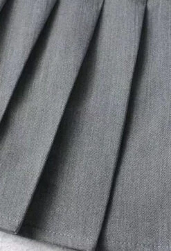 Pleated Mini Skirt - Grey -Bodycon Collection Shop pleated mini skirt grey bodycon collection usa aus 1175277426