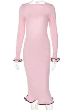 Regina Long Sleeve Bodycon Maxi Dress - Ivory White -Bodycon Collection Shop regina long sleeve bodycon maxi dress ivory white bodycon collection usa aus 1146499213