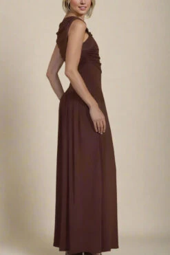 Saint Bodycon Wrap Maxi Dress - Chocolate Brown -Bodycon Collection Shop saint bodycon wrap maxi dress chocolate brown bodycon collection usa aus 1171989345