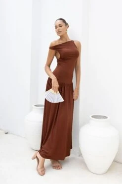 Saint Bodycon Wrap Maxi Dress - Chocolate Brown -Bodycon Collection Shop saint bodycon wrap maxi dress chocolate brown bodycon collection usa aus 1177091082