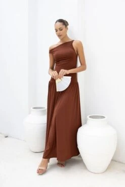 Saint Bodycon Wrap Maxi Dress - Chocolate Brown -Bodycon Collection Shop saint bodycon wrap maxi dress chocolate brown bodycon collection usa aus 1177091083