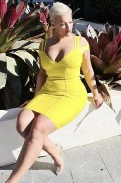 Sia Bandage Dress - Classic Black -Bodycon Collection Shop sia bandage dress classic black bodycon collection usa aus 28519230210127