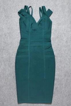 Sia Bandage Dress - Emerald Green -Bodycon Collection Shop sia bandage dress emerald green bodycon collection usa aus 28524961300559