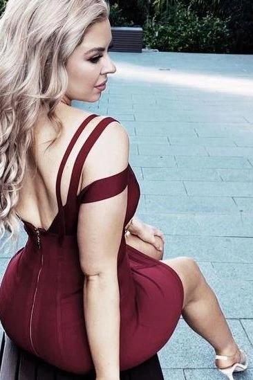 Sia Bandage Dress - Red Wine 5 Sia Bandage Dress - Red Wine - Image 3