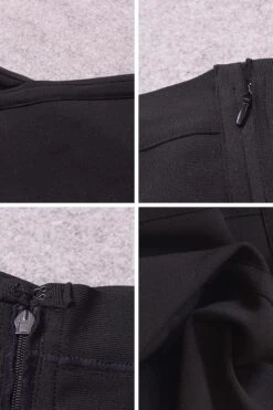 Sophia Bandage Dress - Classic Black -Bodycon Collection Shop sophia bandage dress classic black bodycon collection usa aus 28525484146767