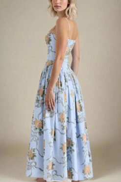 Tasmin Midi Dress - Sky Blue -Bodycon Collection Shop tasmin bodycon midi dress sky blue bodycon collection usa aus 1167484063