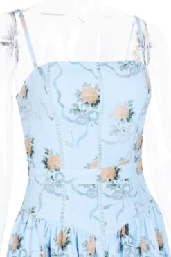 Tasmin Midi Dress - Sky Blue -Bodycon Collection Shop tasmin bodycon midi dress sky blue bodycon collection usa aus 1167484066