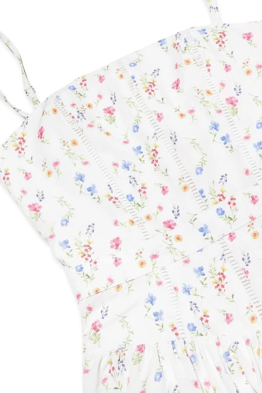 Tasmin Midi Dress - White Print 9 Tasmin Midi Dress - White Print - Image 7