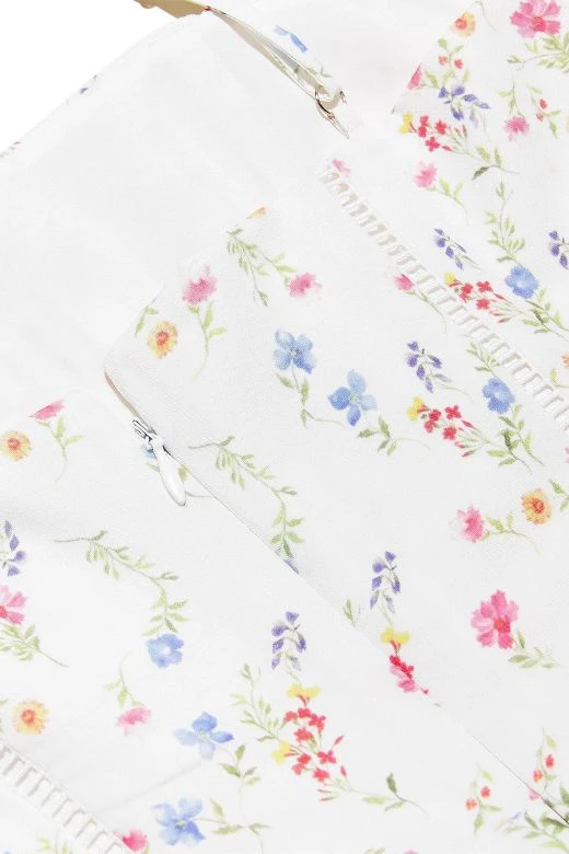 Tasmin Midi Dress - White Print 10 Tasmin Midi Dress - White Print - Image 8