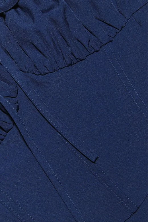 Taylor Bodycon Day Midi Dress - Navy Blue 12 Taylor Bodycon Day Midi Dress - Navy Blue - Image 10