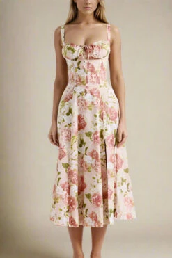 Taylor Bodycon Day Midi Dress - Salmon Pink -Bodycon Collection Shop taylor bodycon day midi dress salmon pink bodycon collection usa aus 44391038746842