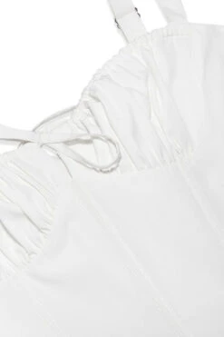 Taylor Bodycon Day Mini Dress - White Pearl -Bodycon Collection Shop taylor bodycon day mini dress pearl white bodycon collection usa aus 42622688166106