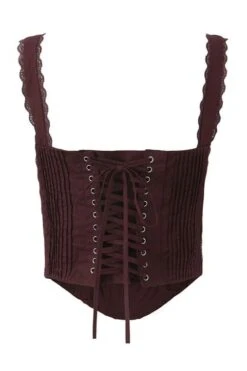 Valerie Crop Top - Tan Brown -Bodycon Collection Shop valerie corset crop top tan brown bodycon collection usa aus 43626863952090