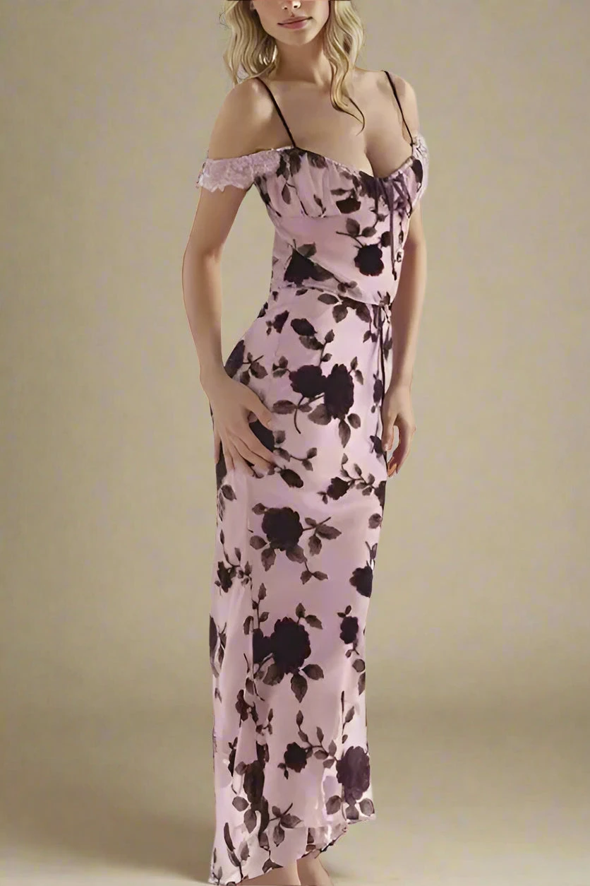 Willow Crop Top And Maxi Skirt Outfit Set - Thistle Purple 8 Willow Crop Top And Maxi Skirt Outfit Set - Thistle Purple - Image 6