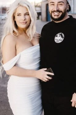 Zia Bodycon Wrap Midi Dress - White Pearl -Bodycon Collection Shop zia bodycon wrap midi dress pearl white bodycon collection usa aus 28534867558479