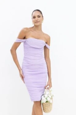 Zia Bodycon Wrap Midi Dress - White Pearl -Bodycon Collection Shop zia bodycon wrap midi dress white pearl bodycon collection usa aus 1175766138 4